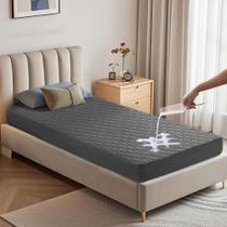 Protetor de colchão impermeável BEDLORE Twin XL tamanho cinza