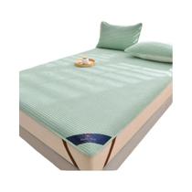 Protetor De Colchão Impermeável E Respirável Com Listras, Capa Macia Para Camas De Solteiro E Casal