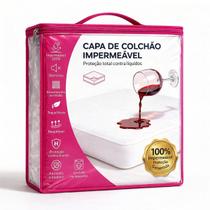 Protetor de Colchão Impermeável Lençol Com Elástico De Malha Silencioso Branco Liso Protetor de Colchão Impermeável Lençol Com Elástico De Malha Silencioso Branco Liso
