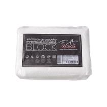 Protetor de Colchão Impermeável Malha Block Solteirão 96x203 cm - F.A. Colchões