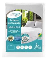 Protetor de Colchão Impermeável Malha Gel TechLife Solteirio