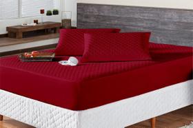 Protetor de Colchão Impermeável Matelado Branco para Cama Casal Box Microfibra Envio Imediato
