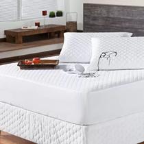 Protetor De Colchão Impermeável Matelado Queen Branco 01 Peça