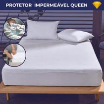Protetor De Colchão Impermeável Queen Com Elástico Protec Capa Protetora Antialérgica Protetor De Colchão Impermeável Queen Com Elástico Protec Capa Protetora Antialérgica