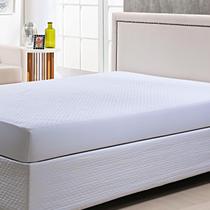 Protetor de Colchão Impermeável Queen Matelado Com Elástico Atacama Branco