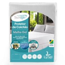 Protetor de Colchão Impermeável Solteiro TechLife Malha Gel Lynel