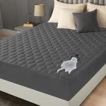 Protetor de colchão impermeável Utopia Bedding Queen Grey