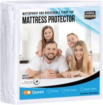 Protetor de colchão impermeável Utopia Bedding Queen Size Protetor de colchão impermeável Utopia Bedding Queen Size