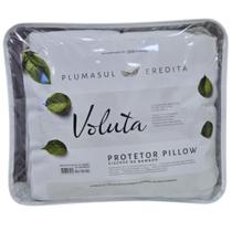 Protetor de Colchão Impermeável Voluta com Pillow em Viscose de Bamboo - Casal 140 x 190 x 40 cm