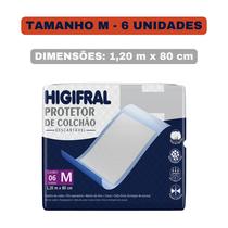 Protetor de Colchão Lençol Absorvente Higifral Tamanhos M e G