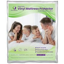 Protetor de colchão Mars Wellness Vinyl Queen Size, pacote com 1 pacote