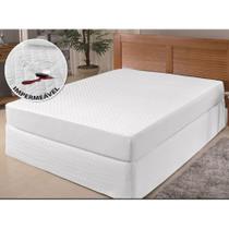 Protetor de Colchão Matelado - Impermeável e Antialérgico com 4 Camadas - Solteiro Casal Queen e King