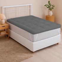 Protetor de Colchão Pillow Top 200 Fios Micropercal Cama Casal Padrão Macio Cama Box Hipoalergênico Ortopedico