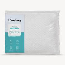 Protetor de Colchão Queen Impermeável Silencioso 100% Poliéster 1,60m x 2,00m Gelatto Branco Altenburg