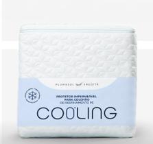 Protetor De Colchão Resfriamento Cooling 100% Impermeavel Casal Queen 1,58x1,98 Protetor De Colchão Resfriamento Cooling 100% Impermeavel Casal Queen 1,58x1,98
