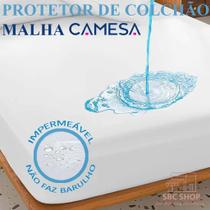 Protetor De Colchão Solteiro Casal Queen King Malha Ajustável Impermeável Capa Cama Box Camesa