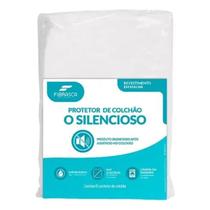 Protetor de Colchão Solteiro Fibrasca O Silencioso Impermeável 90x190 cm Capa Slip com Elástico Lavável na Máquina Branco Protetor de Colchão Solteiro Fibrasca O Silencioso Impermeável 90x190 cm Capa Slip com Elástico Lavável na Máquina Branco