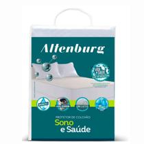 Protetor de Colchão Solteiro Impermeável Altenburg Sono e Saúde 90x190x36 - Impede a passagem de Líquidos - Ação antimicrobiana