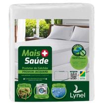 Protetor de Colchão Solteiro Impermeável Lynel + Saúde Premium Jacquard