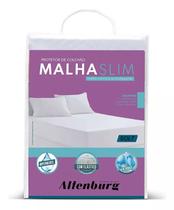 Protetor de Colchão Solteiro Impermeável Malha Slim Branco 90cm x 1,90m Altenburg