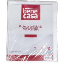 Protetor De Colchão Solteiro Impermeável Microfibra 88x138x35 Branco Protetor De Colchão Solteiro Impermeável Microfibra 88x138x35 Branco