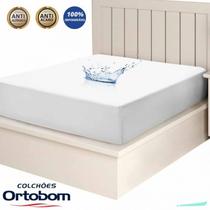 Protetor De Colchão Solteiro Impermeável Ortobom Com Elástico Lavável Como Lençol Ótima Qualidade Original
