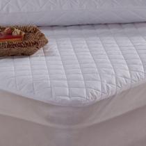 Protetor De Colchão Solteiro Impermeável Veneza 100% Poliéster - Branco