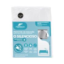 Protetor de Colchão Solteiro O SILENCIOSO Impermeável 90x190cm Fibrasca Protetor de Colchão Solteiro O SILENCIOSO Impermeável 90x190cm Fibrasca