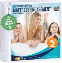 Protetor de colchão Utopia Bedding King 198x203x38cm Impermeável