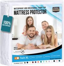 Protetor de colchão Utopia Bedding Waterproof Twin XL Size Protetor de colchão Utopia Bedding Waterproof Twin XL Size