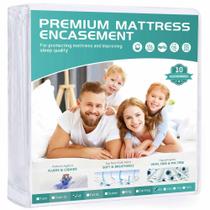 Protetor de colchão WINKAURA impermeável tamanho completo 137x190cm Protetor de colchão WINKAURA impermeável tamanho completo 137x190cm