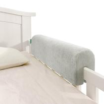 Protetor de corrimão de cama AEOCOO 90x14x20cm Soft Memory Foam Grey Protetor de corrimão de cama AEOCOO 90x14x20cm Soft Memory Foam Grey