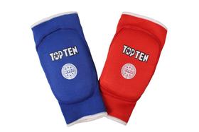 Protetor de Cotovelo/Cotoveleira dupla face Vermelho e Azul para Kickboxing Wako aprovado - Top Ten