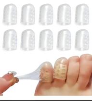 Protetor de Dedão e Dedos do Pé Silicone Macio Kit 10 Peças Protetor de Dedão e Dedos do Pé Silicone Macio Kit 10 Peças