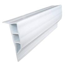 Protetor de encaixe de perfil de PVC de face inteira Dock Edge branco de 16 pés