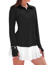 Protetor de erupção cutânea de manga comprida IECCP feminino UPF 50+ Sun Protect XXL Protetor de erupção cutânea de manga comprida IECCP feminino UPF 50+ Sun Protect XXL