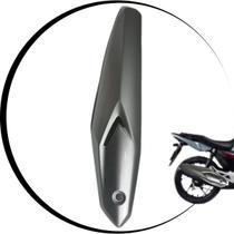 Protetor de Escapamento Prata Moto Titan/Fan/Cargo 160 2016