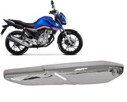 Protetor de Escape Modelo Original Honda Titan 2014 2015 - Ma