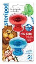 Protetor de Escova de Dentes Infantil Steripod Clip-On 2 Unidades