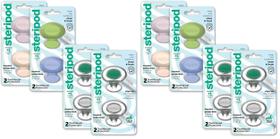 Protetor de Escova de Dentes Steripod Clip-On 16 Unidades Multicolorido