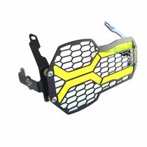 Protetor de Farol com Grade em Aço + Aplique Colorido Bmw R1250 Gs Protetor de Farol com Grade em Aço + Aplique Colorido Bmw R1250 Gs