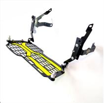 Protetor de farol em aço + acrilico sistema duplo bmw r1250 gs