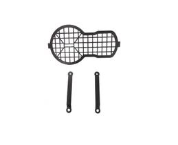 Protetor de farol grade bmw r1200/1250gs premium preto