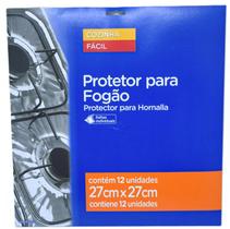 Protetor de Fogão 27x27cm 12 Pacotes Com 12 Unidades