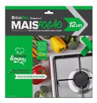 Protetor De Fogão Em Alumínio 4 Ou 6 Bocas Multiuso 24 Peças