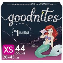 Protetor de Incontinência GoodNites XS para Meninas 44 Unidades