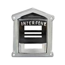 Protetor de Interfone N02 para Instalação em Parede Proteção Contra Chuva Prata Ouro Minas Protetor de Interfone N02 para Instalação em Parede Proteção Contra Chuva Prata Ouro Minas