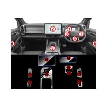 Protetor De Interior TPU Para Carro Jetour Traveller T2 2023-2024, Filme Anti-risco, Adesivos Protetor De Interior TPU Para Carro Jetour Traveller T2 2023-2024, Filme Anti-risco, Adesivos