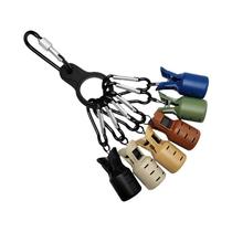 Protetor De Isca Para Polvo E Lula 6 Peças Com Mosquetão, Capa Para Anzóis Egi, Capa Para Isca Tipo