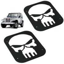 Protetor de Lanterna Troller até 2014 Mod. Justiceiro Aço Par